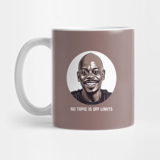 Dave Chappelle | No Topic is Off Limits Mug